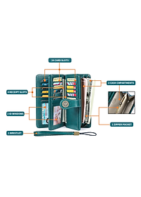 Ví Da Bò Cầm Tay Dáng Dài Thời Trang cao cấp Cho Nữ phong cách mới