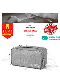 Túi đựng đồ lót đi du lịch, Túi Đựng áo ngực, Đồ Lót Đi Du Lịch Nhiều Ngăn Nhỏ Gọn Không Thấm Nước Tiện Dụng, túi du lịch tiện lợi, hộp vải đựng đồ đa năng, tủ vải quần áo, hộp vải chia ngăn - Hãng dododios