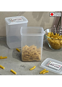 Hộp bảo quản thực phẩm Nakaya 1300ml, có nắp mềm giúp bảo quản thực phẩm sạch sẽ - nội địa Nhật Bản 