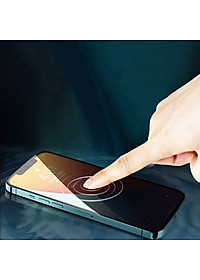 Kính Chống Nhìn Trộm Wiwu iPrivacy HD Anti-Peep Dành cho iPhone có Khung Dán Tiện Lợi - Hàng Chính Hãng  