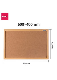 Bảng Ghim Lie Gỗ Bần Khung Gỗ Kết Hợp Bảng Từ Trắng Bút Lông Deli - Treo Dán Tài Liệu Bảng Note Treo Tường Dán Ghi Chú Thông Báo Tranh Ảnh Tặng Kèm Phụ Kiện - Nhiều kích cỡ