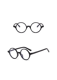 Kính Mắt Chống Ánh Sáng Xanh, Uv Dáng Tròn Nhỏ Gọng Nhựa Cho Nam và Nữ