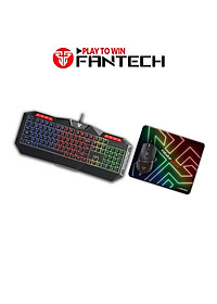 Combo Bàn Phím + Chuột + Lót Chuột Gaming FANTECH P31 GAMING POWER PACK Phím LED Backlit Rainbow 26 Phím Anti Ghosting – Hàng chính hãng