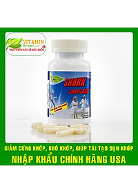 Viên uống sụn cá mập bổ khớp Nature Gift Shark Cartilage 750mg | Nhập khẩu chính hãng Mỹ