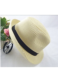 MŨ CAO BỒI NAM MÀU TRẮNG SỮA - DN19CBN0725