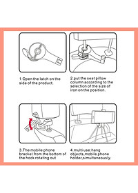 Móc Treo Đồ Kiêm Giá Đỡ Điệu Thoại Xe Hơi TIỆN DỤNG (nhiều màu)