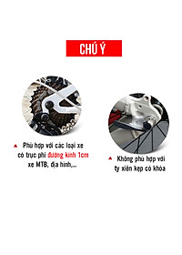 Bộ 2 Ty Gác Chân Sau Xe Đạp Chất Liệu Nhôm (đường kính lỗ 1cm) cho xe đạp MTB, xe địa hình chống trượt, chắc chắn Mai Lee