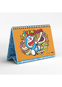 Lịch Để Bàn DORAEMON 2024 (Tặng Kèm Bảng Sticker)