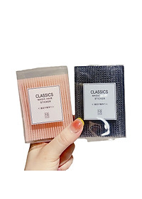 Hộp 10 Miếng Dán Tóc Hình Vuông Dễ Thương Cho Nữ 8X6Cm