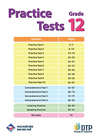 Sách - Dtpbooks - Practice Tests Grade 12