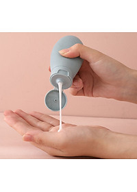 Set 3 chai 60ml - Chai, Lọ chiết mỹ phẩm, dầu gội, sữa tắm mang đi du lịch siêu tiện lợi tặng kèm túi zip