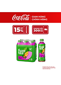 Lốc 6 Chai Trà Chanh Dây Và Hạt Chia 450ml/Chai Coca-Cola Official Store Sale 25.10_TK
