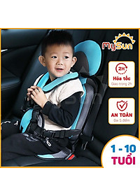 Ghế ngồi ô tô trẻ em giá rẻ có đai an toàn xe hơi cho bé 1 2 3 4 5 đi oto