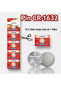 {Panasonic VN nhập khẩu} Pin Cúc Áo Panasonic  CR1632  3V Lithium dùng cho đồng hồ, thiết bị điện tử...