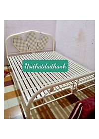 Giường sắt kích thước ngang từ 0,8M đến 1m8 dài 2M