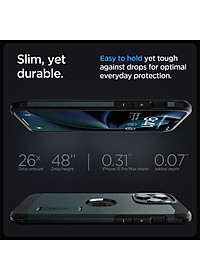 Ốp lưng dành cho iPhone 15 Pro Max Spigen Tough Armor MagFit - Hàng Chính Hãng
