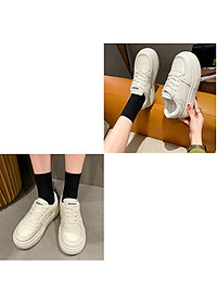 Giày thể thao nữ, giày phong cách cá tính, thoáng khí, đế cao su đúc, chống trơn trượt hạn chế mòn - GNU2026