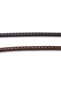 Combo 2 sợi dây vòng cổ cao su - đen + nâu DCSEN1