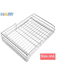 Kệ chén 1 tầng đa năng inox 304 kèm ống đũa Hobby home decor KC1