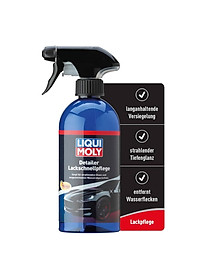 Chai xịt phủ bóng sơn xe và các chi tiết ô tô nhanh chóng hương xoài Liqui Moly 21611 - chống thấm nước, phủ bóng nhanh, loại bỏ cận bẩn, tăng độ sáng sơn xe, giảm bám bụi bẩn, mùi dễ chịu