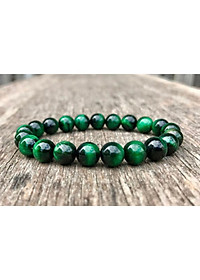 Vòng Tay Đá Mắt Hổ Xanh Lá Cho Người Mệnh Mộc Và Mệnh Hỏa