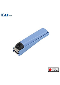 Bấm móng tay cao cấp Kai, phần bọc nhựa được thiết kế dùng để làm nơi chứa móng tay trong khi cắt, bấm tránh rơi vãi khắp nơi - nội địa Nhật Bản