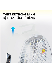 Đèn sạc tích điện chiếu sáng khẩn cấp Honjianda HJD-2500 LED - Hàng chính hãng