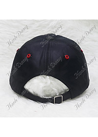 Mũ lưỡi trai vải dù trơn không thêu họa tiết, viền da mỏ kết, dễ dàng điều chỉnh size - Hạnh Dương