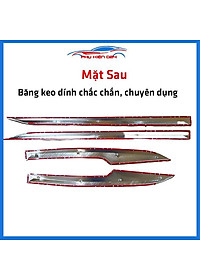 Bộ ốp nẹp sườn Xpander 2018-2019-2020-2021-2022 mạ crom trang trí làm đẹp xe