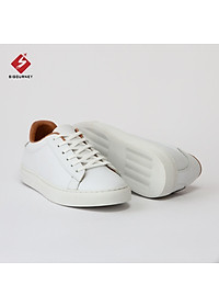 Giày Sneaker da bò màu trắng SIGOURNEY giày thể thao nam TT-001 bảo hành 18 tháng