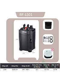 Lọc thùng Atman RF 501, 701, 1001, 1301 canister filter lọc ngoài bể cá tép thủy sinh