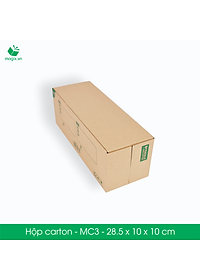 MC3 - 28.5x10x10 cm - 60 Thùng hộp carton đóng hàng