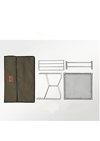 Giá đốt củi dã ngoại gấp gọn Campingmoon Solo-202