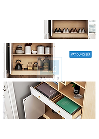 Tủ Gỗ Đơn Giản SIB Decor Đa Năng Làm Vách Ngăn Phòng Khách Kết Hợp Kệ Giày, Kệ Để Vang KG18