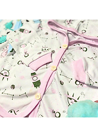 (5-13kg) ÁO KHOÁC NÓN CÀI NÚT CHO BÉ - HOẠ TIẾT GIAO NGẪU NHIÊN - MIATOP