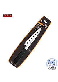 Hàng chính hãng: dao gọt hoa quả GGOMi Hàn Quốc GG355. Lưỡi dao có lỗ, chống dính thực phẩm khi cắt