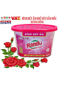 Combo 6 Hộp Hút Ẩm Khử Mùi Nấm Mốc Hương Hồng 450Ml