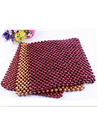 Miếng Đệm Hạt Gỗ PaKaSa Massage Ghế Ô TÔ , Xe Hơi , Ghế Văn Phòng KT 45 x 45 cm - Chính Hãng