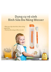 Dụng cụ vệ sinh bình sữa đa năng Wesser
