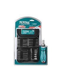 Bộ tua vít đa năng 26 chi tiết có túi đựng TOTAL TACSD30266 - Nhiều loại đầu vít, chất liệu thép chuyên dụng, tay cầm chắc chắn