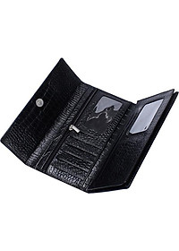 Ví Nữ Huy Hoàng HT3149 (9.5 x 19 cm) - Đen