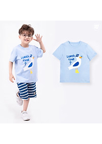 [MUA 1 SP TẶNG 1 SP - QUÀ TẶNG NGẪU NHIÊN]Áo cộc tay bé trai BIGFOX - MISS MEOW size đại mặc nhà mùa hè, áo phông cho bé trai chất cotton phong cách Âu Mỹ  cỡ 3-8 tuổi 10 - 26 kg QATE 01