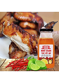 Đặc Sản Phan Thiết - MuốI ỚT Đỏ Chanh TắC Cao Cấp Làng Chài Xưa, Nguyên Liệu Tươi, Thơm Ngon Đặc Biệt, Chai Thủy Tinh 300Gr