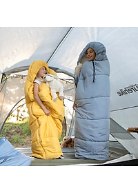 Túi ngủ trẻ em siêu nhẹ có mũ trùm đầu C180 NatureHike NH21MSD01