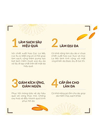 Bộ Ba Zakka Naturals Gel B5 35g, SRM Hoa Cúc 185g và Sữa Dưỡng Hoa Cúc 150ml Làm Sạch Dịu Nhẹ và Cấp Ẩm