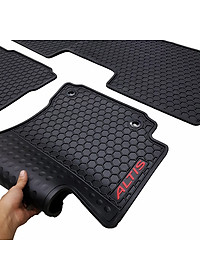 Thảm sàn, lót sàn cao su không mùi Cao cấp dành cho xe Toyota Corolla Altis 2014-2019