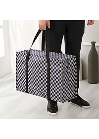 Túi bạt vuông  đựng hành lý , chăn quần áo kích thước lớn 70 x 55 x 26 cm ,dây kéo 2 đầu , cạnh túi được bo viền có quai xách 2 bên chắc chắn giúp dễ di chuyển ,chống thấm nước , phù hợp đựng hành lý đi chơi xa, dã ngoại 