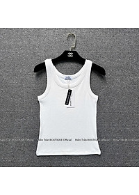 Áo sát nách, áo 3 lỗ nữ Hiền Trần BOUTIQUE form ôm không đệm ngực, chất cotton tăm lụa mềm mại, co giãn tốt- AH02