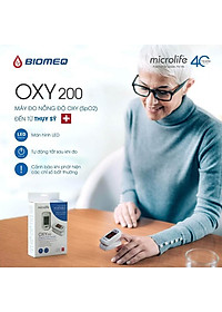 Máy Đo Nồng Độ Oxy Trong Máu Và Nhịp Tim Microlife OXY200 | Máy Chuyên Dụng Tại Các Bệnh Viện , Phòng Khám , Gia Đình