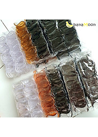 Kẹp tóc xoắn, kẹp càng cua xoắn màu pastel, kẹp tóc size to nhựa lì nhiều màu PK22-4-001